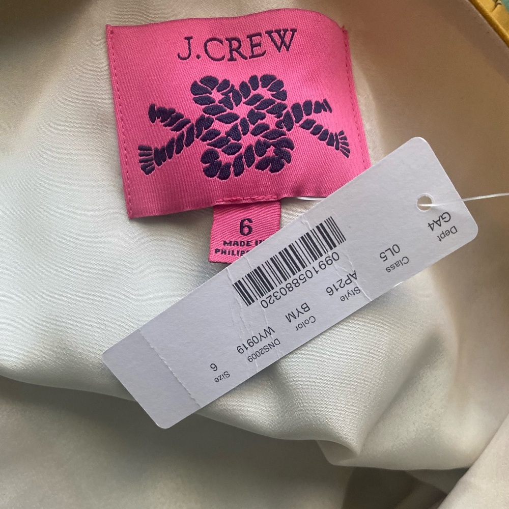 J.Crew NWT One shoulder dress in Ratti Sail Away Print, 6 - Picture 6 of 7